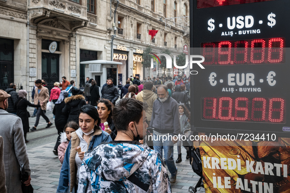 On Oct. 17, 2021, the Turkish lira traded at record low rates against the US dollar and Euro. Turkey's currency has been falling in value fo...