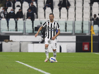 Leonardo Bonucci of Juventus FC during the match between Juventus FC and AS Roma on October 17, 2021 at Allianz Stadium in Turin, Italy. Juv...