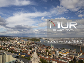 Daily Life in Budapest, Hungary,on October 13, 2021 (