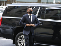 Actor Cuba Gooding Jr. arrives in criminal court accused of sex crimes in Lower Manhattan on October 18, 2021 in New York City, USA. (