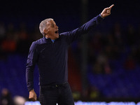 Keith Curle (Manager) of Oldham Athletic during the Sky Bet League 2 match between Oldham Athletic and Walsall at Boundary Park, Oldham on T...