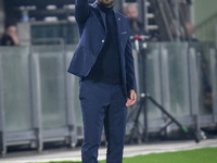 Venezia's head coach Paolo Zanetti gestures during the Italian football Serie A match Venezia FC vs ACF Fiorentina on October 18, 2021 at th...