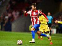 Joao Felix during UEFA Champions League match between Atletico de Madrid and Liverpool FC at Wanda Metropolitano on October 19, 2021 in Madr...