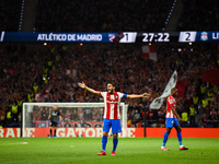 Koke during UEFA Champions League match between Atletico de Madrid and Liverpool FC at Wanda Metropolitano on October 19, 2021 in Madrid, Sp...