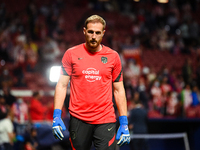 Jan Oblak during UEFA Champions League match between Atletico de Madrid and Liverpool FC at Wanda Metropolitano on October 19, 2021 in Madri...