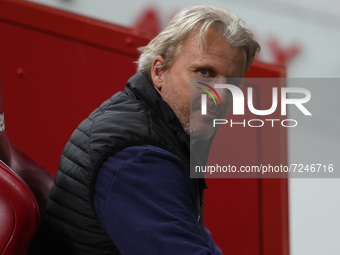  Barnsley's manager Markus Schopp during the Sky Bet Championship match between Middlesbrough and Barnsley at the Riverside Stadium, Middles...