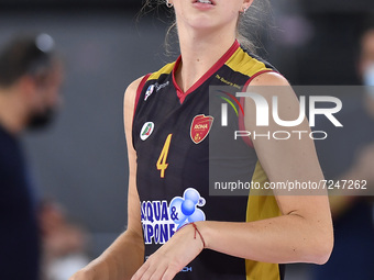 Bugg Madison of Acqua & Sapone Roma Volley during the Women's Volleyball Championship Series A match between Acqua & Sapone Volley R...