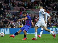 Kun Aguero during the match between FC Barcelona and Dinamo Kiev, corresponding to the week 3 of the group stage of the UEFA Champions Leagu...