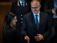  Rome mayor receives handover Roberto Gualtieri (the new mayor of Rome receives the handover in Campidoglio from outgoing mayor Virginia Rag...