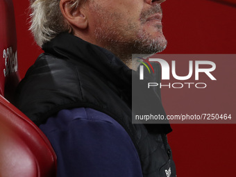 Barnsley's manager Markus Schopp  during the Sky Bet Championship match between Middlesbrough and Barnsley at the Riverside Stadium, Middles...