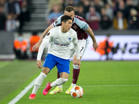 Gerardo Arteaga of KRC Genk controls the ball during the UEFA Europa League match between West Ham United and KRC Genk at the London Stadium...