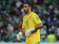 Claudio Bravo of Real Betis during the UEFA Europa League Group G stage match between Real Betis and Bayern Leverkusen at Benito Villamarin...