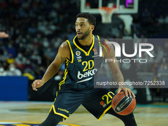 Henry, Pierria  of Fenerbahce in action during Turkish Airlines Euroleague basketball match between Real Madrid and Fenerbahce at Wizink Cen...
