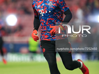 Manuel Neuer of Bayern München during the UEFA Champions League group E match between SL Benfica and Bayern Munchen at Estadio da Luz on Oct...