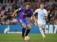 Luuk de Jong of Barcelona in action during the UEFA Champions League group E match between FC Barcelona and Dinamo Kiev at Camp Nou on Octob...