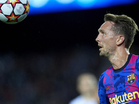 Luuk de Jong of Barcelona during the UEFA Champions League group E match between FC Barcelona and Dinamo Kiev at Camp Nou on October 20, 202...