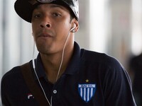 Florianópolis/SC - 08/12/2015 - Player Antônio Carlos of Avai in Hercílio Luz International Airport, for shipment to the city of Campinas, w...
