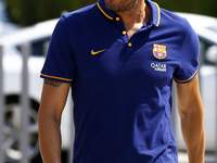 BARCELONA -august 13- SPAIN: Luis enrique Martinez after the training of FC Barcelona, held on the Ciutat Esportiva Joan Gamper, august 13,...