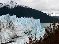 Perito Moreno Glacier stands in Los Glaciares National Park near El Calafate, Argentina, Tuesday, Nov. 2, 2021 (