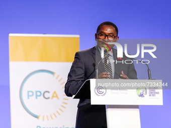 Selwin Hart,
Special Adviser and Assistant Secretary-General for the Climate Action speaks during Powering Past Coal Alliance session during...