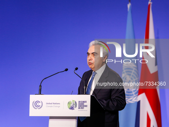 Fatih Birol, Executive Director of the International Energy Agency speaks during Powering Past Coal Alliance session during the fifth day of...