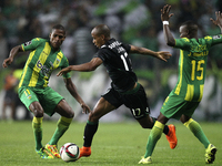  during the Premier League 2015/16 match between CD Tondela and Sporting CP, at Municipal Aveiro Stadium in Aveiro on August 14, 2015. (
