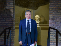 Giulio Anselmi, President of Ansa during the News The event organized by the ANSA news agency  on November 08, 2021 at the Terme di Dioclezi...