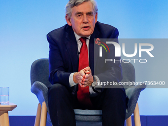 Gordon Brown, United Nations Special Envoy for Global Education and former Prime Minister of the United Kingdom speaks during the Climate Ac...