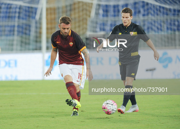 Daniele De Rossi during Soccer AS ROMA presentation team for the season 2015-2016 
Rome, Italy, on 14th August 2015. 