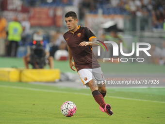 Iago Falque in action during the Soccer AS ROMA presentation team for the season 2015-2016
Rome, Italy, on 14th August 2015. 
(