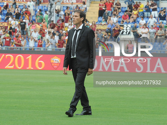 Coah Rudi Garzia during the Soccer AS ROMA presentation team for the season 2015-2016.
Rome, Italy, on 14th August 2015. 
 (