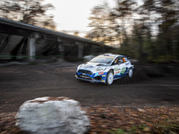 22 Huttunen Jari (fin), Lukka Mikko (fin), M-Sport Ford World Rally Team, Ford Fiesta Mk II, action during the ACI Rally Monza, 12th round o...