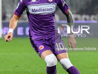Gaetano Castrovilli (Fiorentina) during the italian soccer Serie A match ACF Fiorentina vs AC Milan on November 20, 2021 at the Artemio Fran...