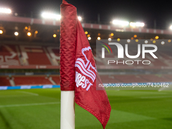 
Corner flag during the Sky Bet Championship match between Nottingham Forest and Luton Town at the City Ground, Nottingham on Tuesday 23rd N...