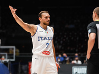 Stefano Tonut of Italy gestures during the FIBA Basketball World Cup 2023 Qualifying Tournament match between Russia and Italy on November 2...