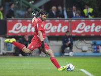 Curci Gianluca (Bologna) during the Serie Amatch between Inter vs Bologna, on April 05, 2014. (