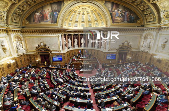 The Session of questions to the government at the French Senate - December 15, 2021, Paris 