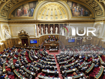 The Session of questions to the government at the French Senate - December 15, 2021, Paris (