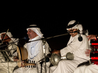 Small theater by Mohammed bin faris folk art group and the second was for the band youth Bahrain, tenth attend to listin to famous Bahraini...