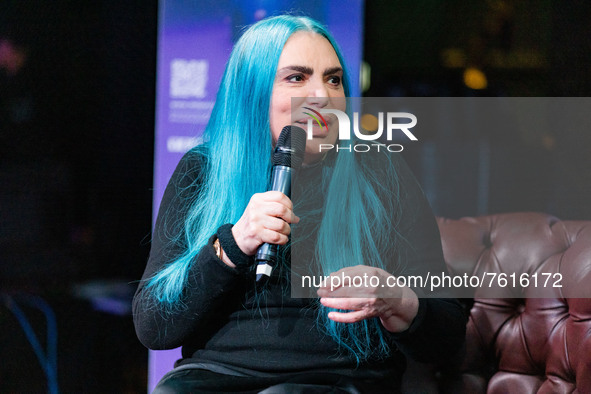 Loredana Bertè attends MMF Incontra during the Milano Music Week on November 22, 2021 in Milan, Italy. 
