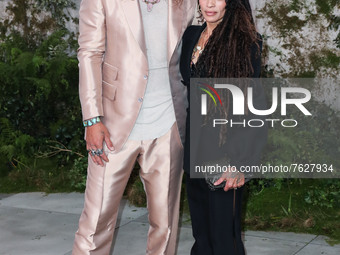 (FILE) Jason Momoa and Lisa Bonet Announce Split After Nearly 5 Years of Marriage. WESTWOOD, LOS ANGELES, CALIFORNIA, USA - OCTOBER 21: Amer...