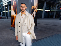 Simone Marchetti attends the Dsquared2 Fashion Show during the Milan Men's Fashion Week - Fall/Winter 2022/2023 on January 14, 2022 in Milan...