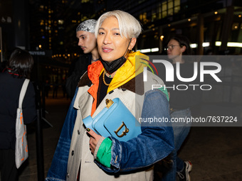 Bryanboy attends the Dsquared2 Fashion Show during the Milan Men's Fashion Week - Fall/Winter 2022/2023 on January 14, 2022 in Milan, Italy....