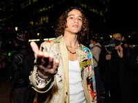 Tommaso Donadoni attends the Dsquared2 Fashion Show during the Milan Men's Fashion Week - Fall/Winter 2022/2023 on January 14, 2022 in Milan...