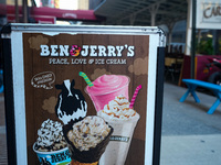 View of Ben & Jerry’s Ice Cream in Times Square in New York, U.S., on Thursday, February 10, 2022. Ben & Jerry’s will work to find a “new ar...