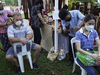 Visitors get a Thai massage at the Thailand Tourism Festival 2022, Thai Government campaign new normal, COVID-free approach, and to formally...