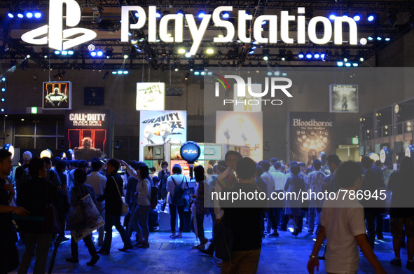 A general view shows Tokyo Game Show 2015 in Makuhari, east of Tokyo September 17, 2015. About 421 companies and organizations are participa...