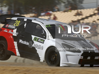 BARCELONA -september 19- SPAIN: Alexander Hvaal during the FIA World Rallycross which has taken place at the Barcelona Catalunya Circuit, on...