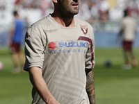 cesare bovo, before the seria A match  between torino fc and uc sampdoria at the olympic stadium of turin  on september 20, 2015 in torino,...