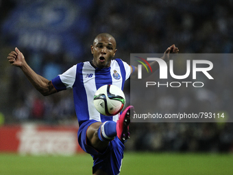 Porto's Algerian forward Yacine Brahimi in action during the Premier League 2015/16 match between FC Porto and SL Benfica, at Dragao Stadium...